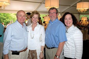 Ralph A. Nappi, president, North Shore-LIJ Health System Foundation; Maureen Nappi; Michael J. Dowling, president and chief executive officer of North Shore-LIJ Health System; and Kathleen Dowling.